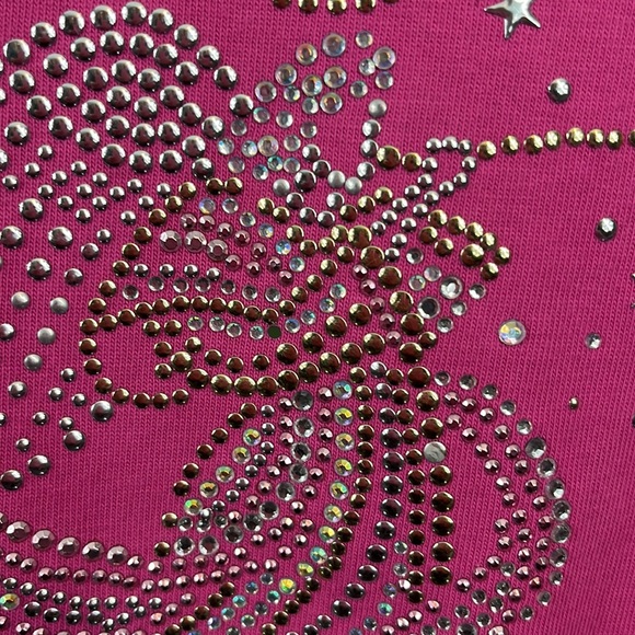 Brand New Quacker Factory Bling Trumpeting Angel Shirt NWT - Picture 3 of 7